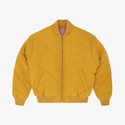 Olde-English-Quilted-Bomber-Jacket-–-Yellow